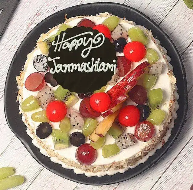 Janmashtami Special Healthy Fruits Cake