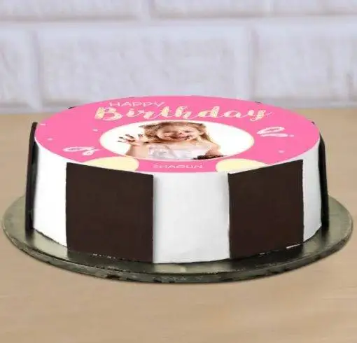 Happy Birthday Photo Cake - Image 2