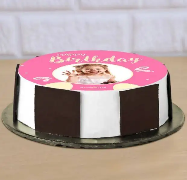 Happy Birthday Photo Cake - Image 2