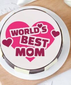 Alternative view of Love designed for Mom Cake