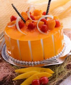 Delicious Creamy Mango Cake