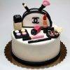Messy Branded  Makeup Kit Cake