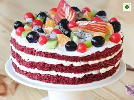 Birthday Designer Fruits Cake - Image 2
