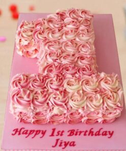 Beautifull Number Roses Cake