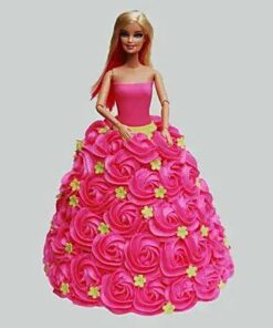 Designer Barbie Cake