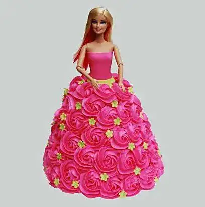 Designer Barbie Cake