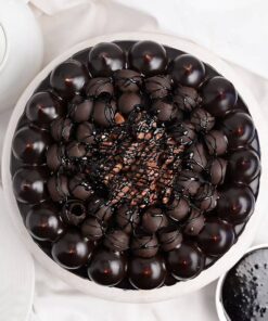 Alternative view of Round Snickers Fuse Chocolate Cake