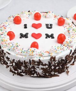 Sparkled Love U Mom Cake