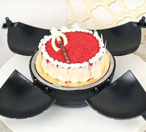 Velvety Round Shape Bomb Blast Cake