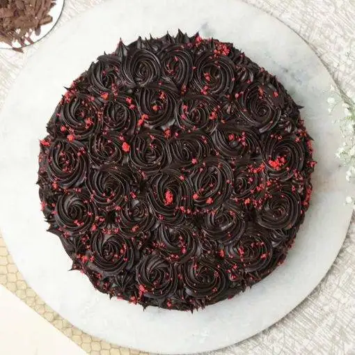 Birthday Chocolate Velvet  Designer Cake - Image 2