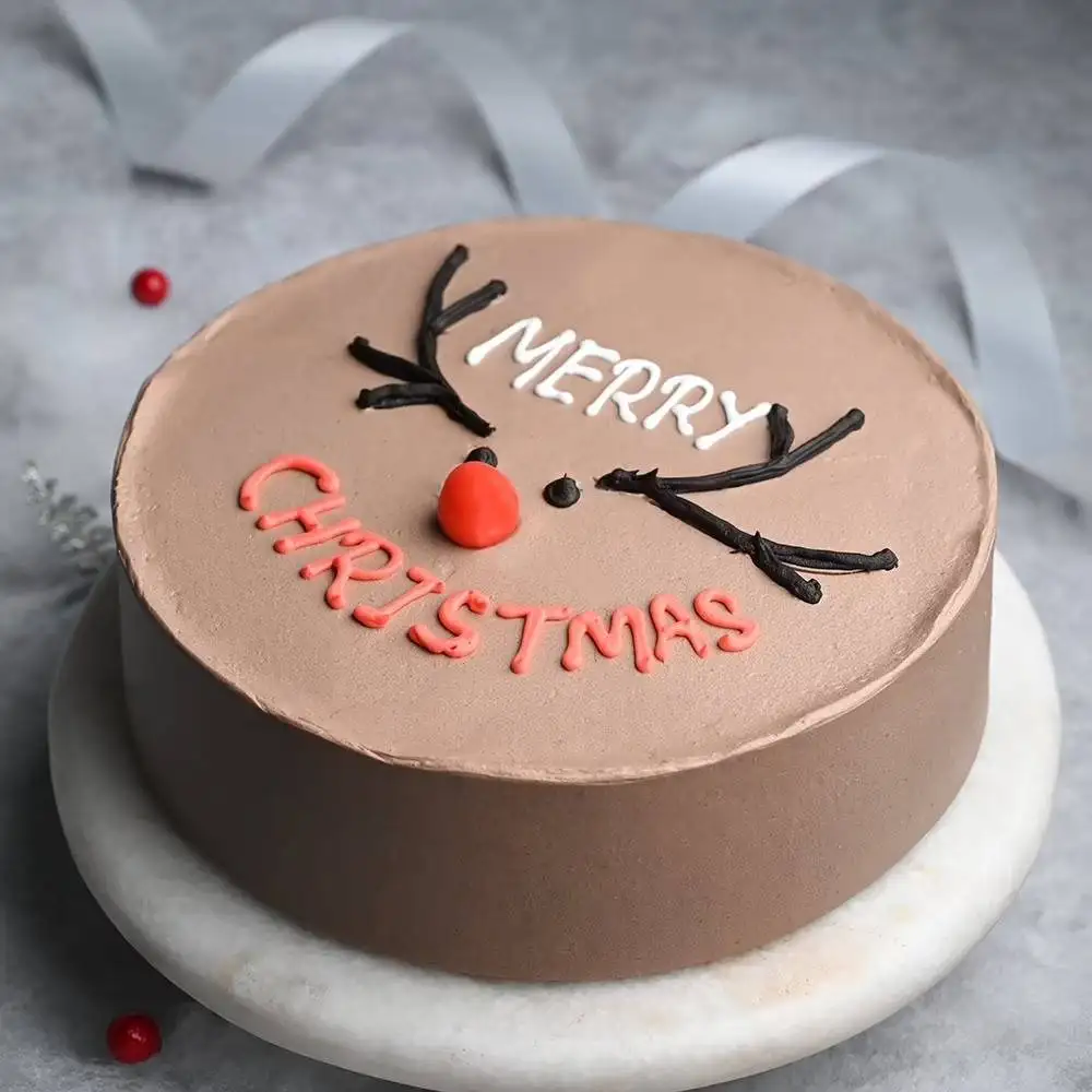 Merry Christmas Choco Creamy Cake