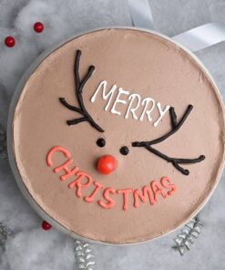 Alternative view of Merry Christmas Choco Creamy Cake