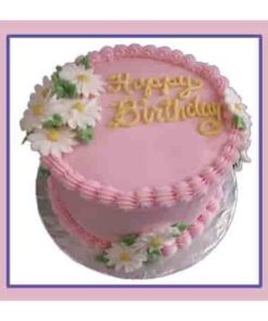 Beautiful Decorated Strawberry Cake