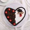 squ heart shaped black forest vanilla cake0039hbfv B 1