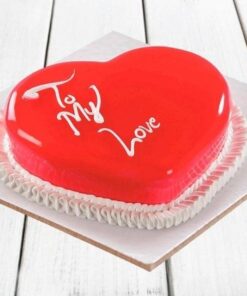 Valentines Heart Shape Cake