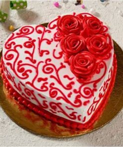 Valentine Heart Shape Cake