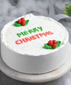 Delicious Vanilla Christmas Cake