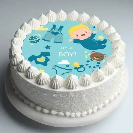 Baby Shower Boy Cake