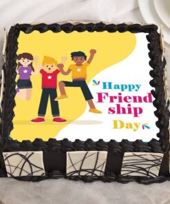Choco Photo Cake For Friends