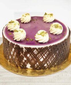Choco Shaved Blueberry Cake