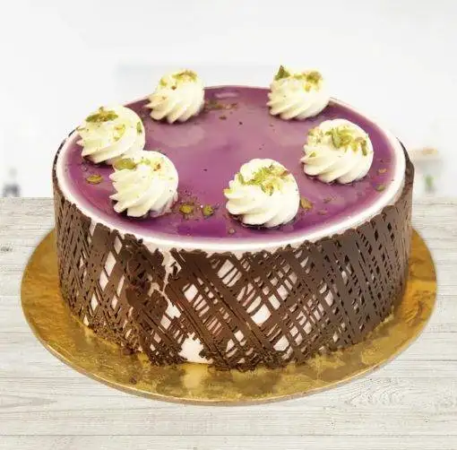 Choco Shaved Blueberry Cake