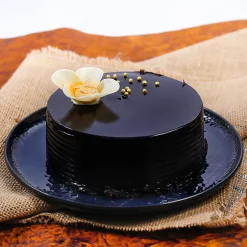 Delicious Black Chocolate Cake
