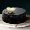 Delicious Black Chocolate Cake