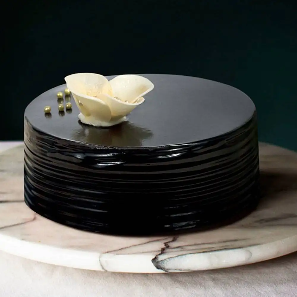 Delicious Black Chocolate Cake