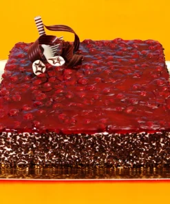 Delicious Squared Blueberry Cake
