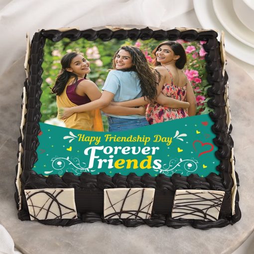 Friends Forever Photo Cake