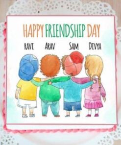 Photo Cake Of Friendship