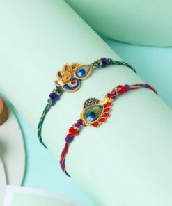 Amazing Set of Mor Pankh Rakhi's
