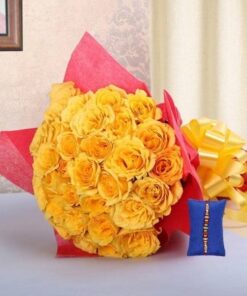 Bunch of Fragrance and Rakhi