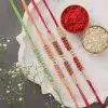 Colorfull Beads Rakhi's (Set of 4)