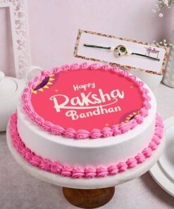 Designer Rakhi Photo Cake