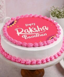 Alternative view of Designer Rakhi Photo Cake