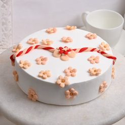 Flowery Designer Rakhi Cake