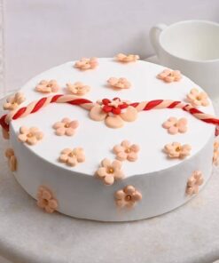 Flowery Designer Rakhi Cake