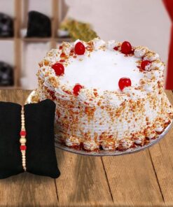 Pearl Rakhi with Butterscotch Cake