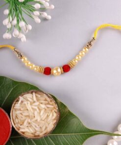 Set of 3 Rakhi with Vanilla Cake