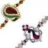 Set of 4 Multicolored Designer Rakhis2