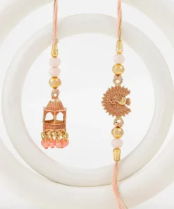 Traditional Desiger Rakhi for Bhaiya & Bhabhi