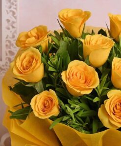 Yellow Roses with Rakhi