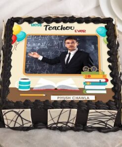 Best Teacher Ever Photo Cake