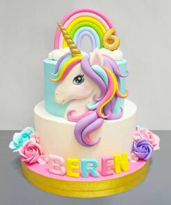 Unicorn Fondant Cakes