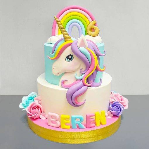 Unicorn Fondant Cakes