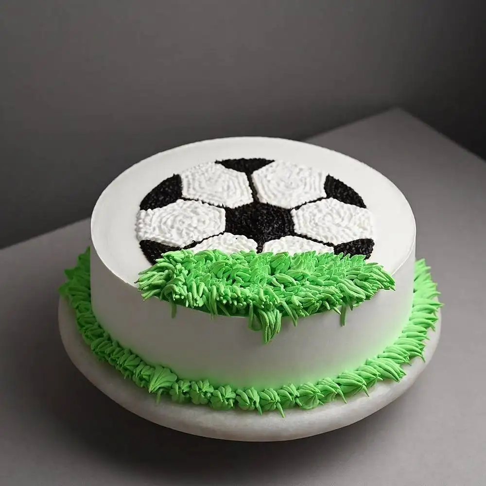 Grassed Special Football Cake