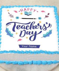 Happy Teachers Day Photo Cake