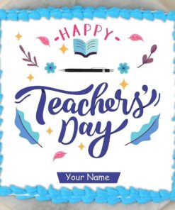 Happy Teachers Day Photo Cake