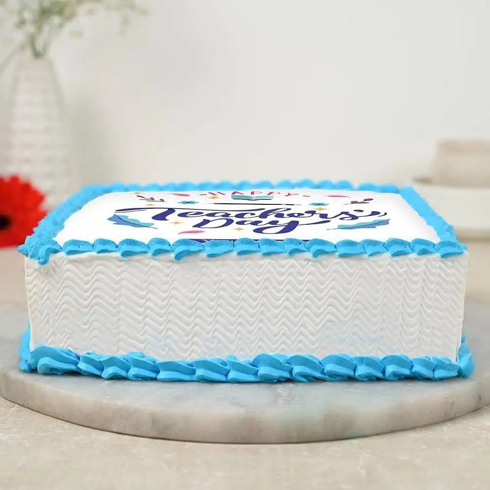 Happy Teachers Day Photo Cake